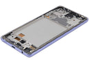 Pantalla OLED para Samsung A72 con marco (Awesome Violet)
