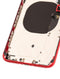 Tapa trasera para iPhone 8 Plus con componentes pequenos preinstalados (Usado Original Grado A) (Rojo)