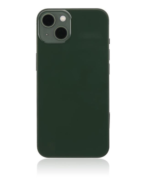 Tapa trasera para iPhone 13 con componentes pequeños pre-instalados (Verde)