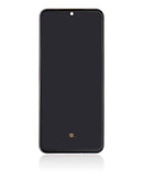 Pantalla OLED con marco para LG V60 ThinQ 5G (Marco plata, Blanco elegante)