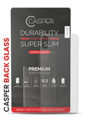 Tapa trasera de cristal templado Casper para iPhone XS Max (Mate)
