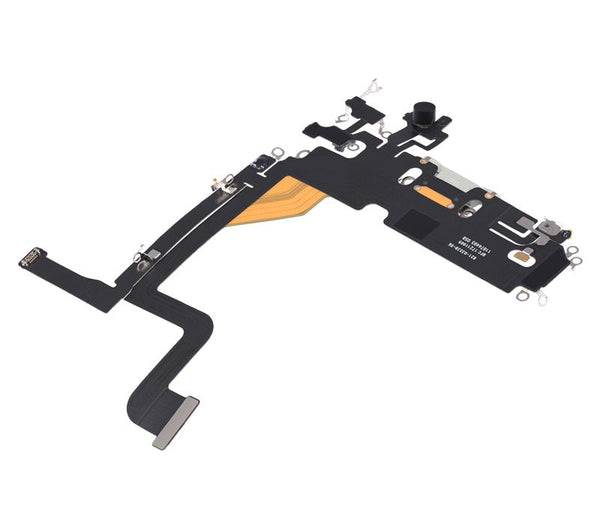 Puerto de carga para iPhone 13 Pro (Original usado) (Plata)
