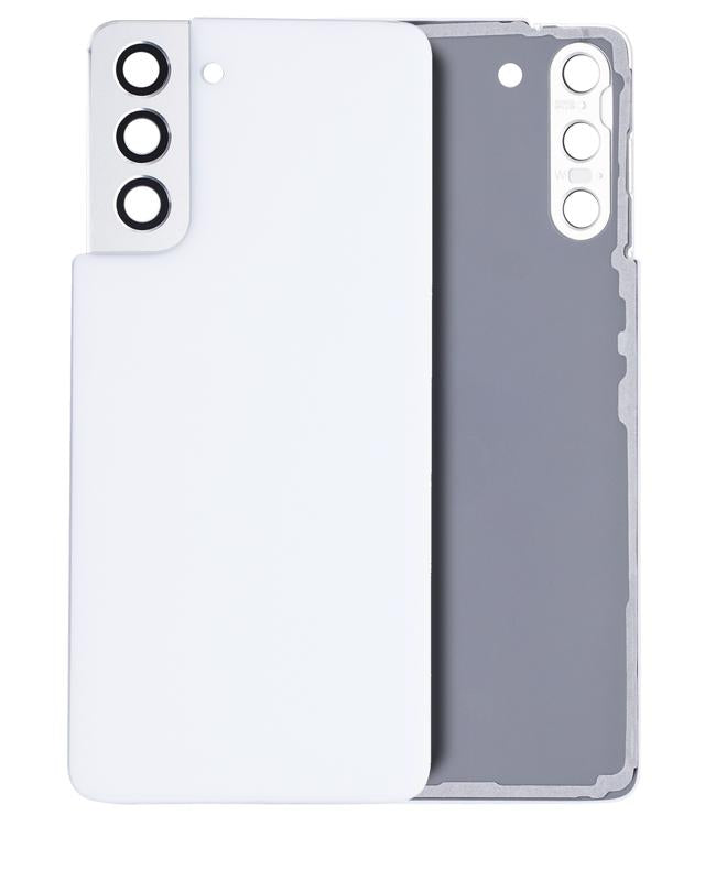 Tapa trasera con lente de camara para Samsung Galaxy S21 5G (original) (Blanco Fantasma)