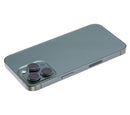 Tapa trasera para iPhone 13 Pro con componentes pequeños pre-instalados (Sin logo) (Versión US) (Verde alpino)