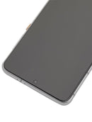 Pantalla OLED con marco para Samsung Galaxy S21 Plus 5G (Usada original Grado B/C) (Plata Fantasma)