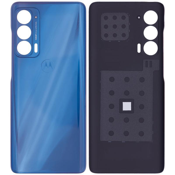 Tapa trasera original para Motorola Edge 5G (XT2141 / 2021) en color Azul Nebula