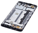 Pantalla LCD con marco para T-Mobile Revvl Plus (C3701A) Refurbished Negro