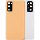 Tapa trasera con lente de camara para Samsung Galaxy S20 FE 5G (Naranja Cloud)