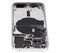 Tapa trasera para iPhone 14 Pro con componentes pequenos preinstalados (Version EE.UU.) (Original Usado: Grado A) (Plata)