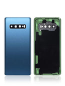 Tapa trasera con lente de camara para Samsung Galaxy S10 Plus (original) (Azul Prisma)