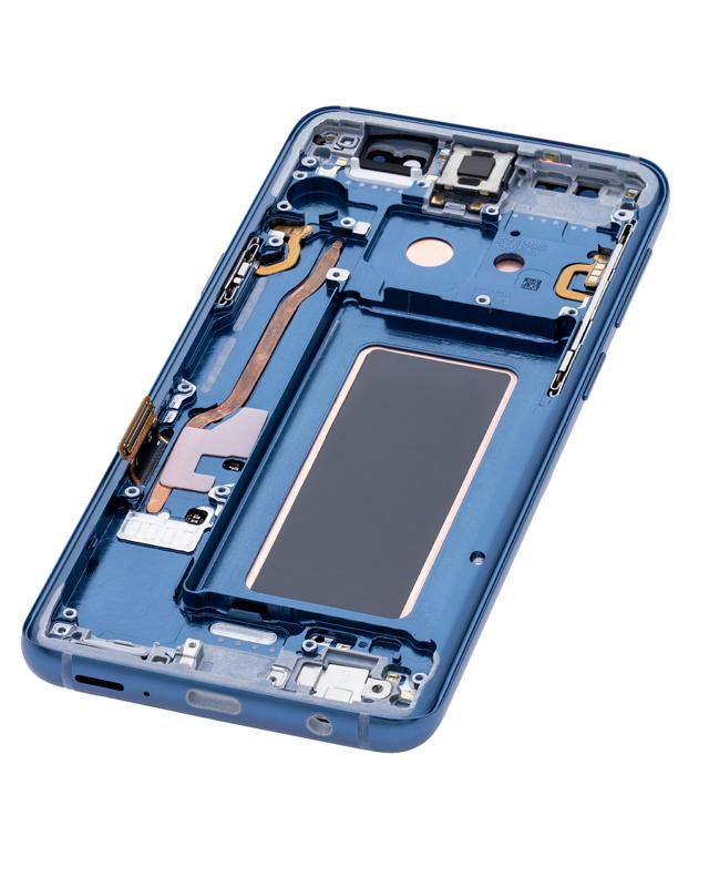 Pantalla OLED con marco para Samsung Galaxy S9 (Coral Blue)