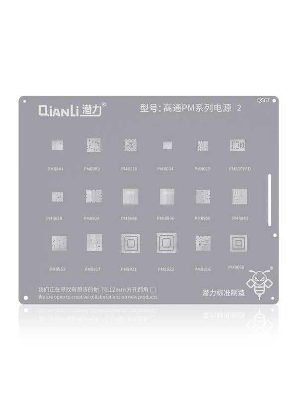 Stencil Bumblebee QS67 para Serie Qualcomm PM 2 (Qianli)