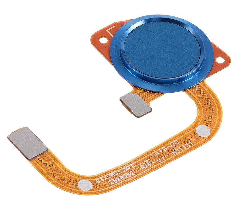 Lector de huellas con cable flex para Motorola Moto G Play (XT2093 / 2021) (Azul Niebla)