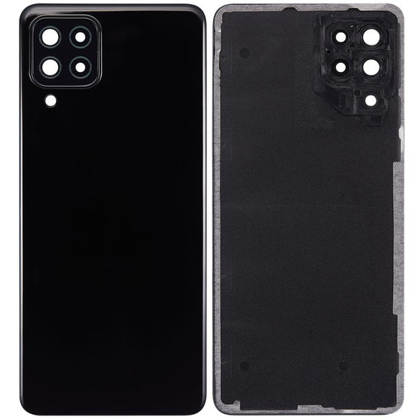 Tapa trasera con lente de camara para Samsung Galaxy A22 4G (A225 / 2021) Negro
