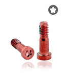 Tornillos inferiores para iPhone 7 / 7 Plus (Rojo / Oro Rosa) (Paquete de 100)