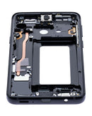 Carcasa media con componentes pequeños para Samsung Galaxy S9 (Marco negro medianoche)
