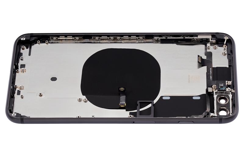 Tapa trasera para iPhone 8 Plus con componentes pequenos preinstalados (Gris Espacial)