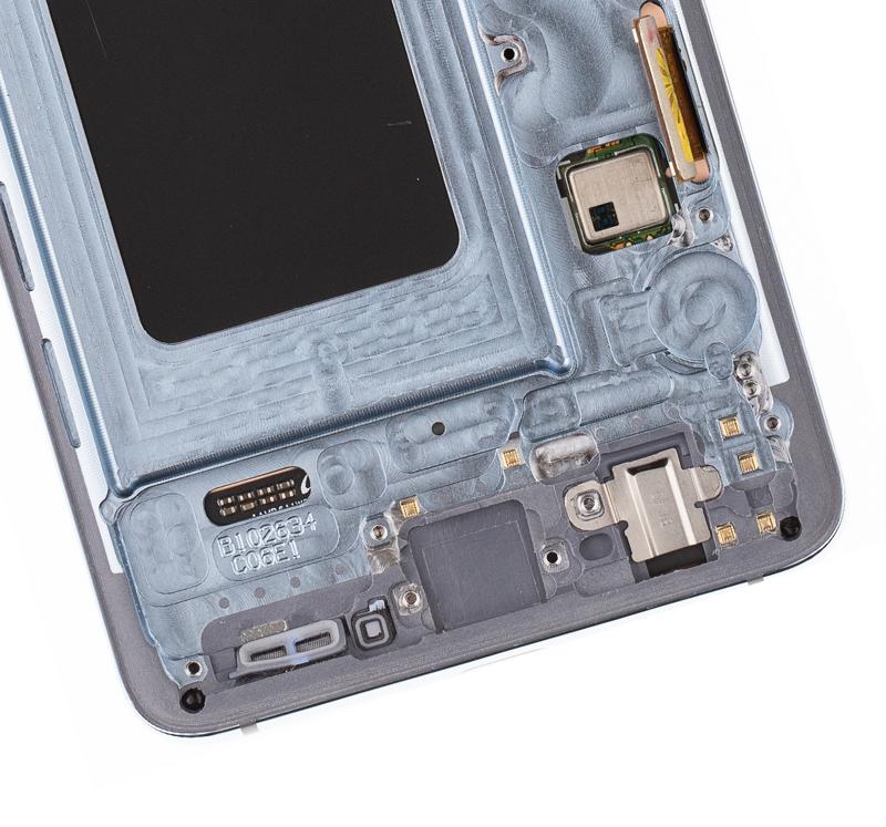 Pantalla OLED con marco para Samsung Galaxy S10 (Azul Prisma) Reacondicionada