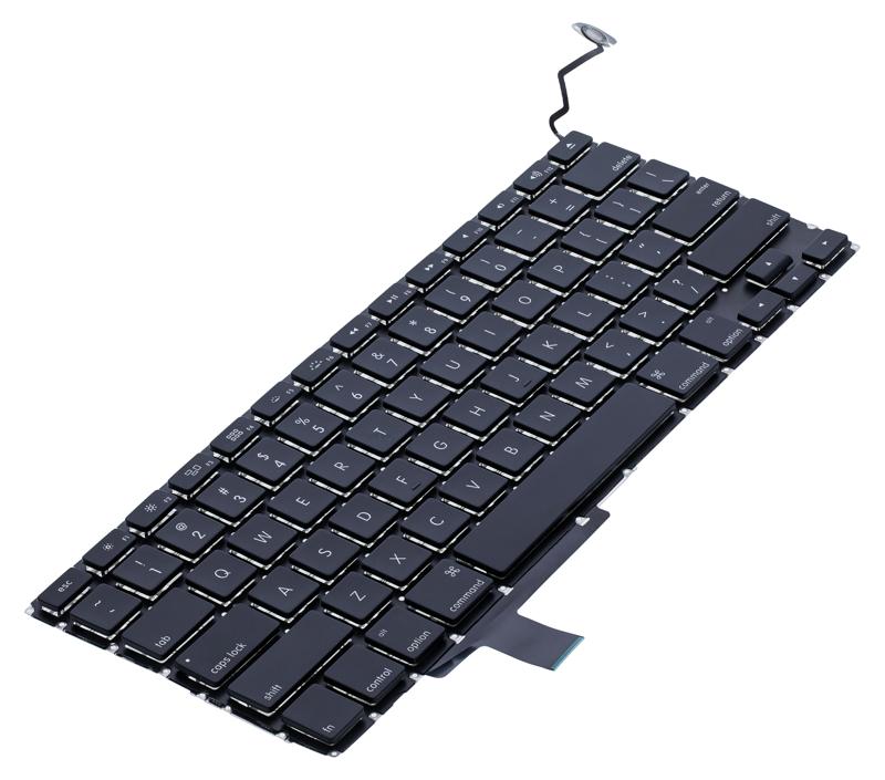 Teclado con retroiluminacion y tornillos para MacBook Pro unibody de 17" (A1297 / Principios de 2009 / Mediados de 2009 / Mediados de 2010 / Principios de 2011 / Finales de 2011)