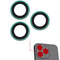 Protector de lente de camara Casper para iPhone 13 Pro / 13 Pro Max (Verde Alpino) (Transparente)