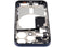 Carcasa media con botones de encendido y volumen para iPhone 15 Pro (Version US) (Original usada: Grado A) (Titanio Azul)