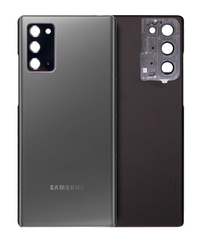 Tapa trasera con lente de camara para Samsung Galaxy Note 20 5G (Original) (Mystic Gray)