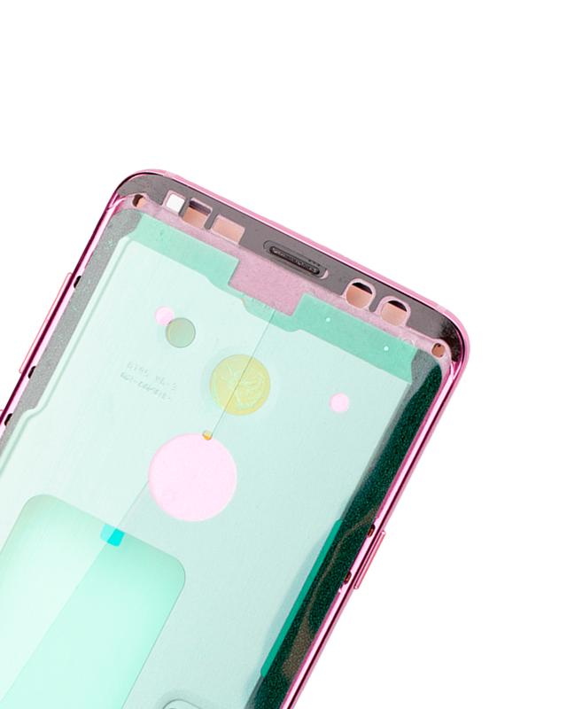 Carcasa intermedia para Samsung Galaxy S9 Plus con piezas pequenas (Lila Morado)