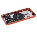Tapa trasera con componentes pequenos pre-instalados para iPhone 12 (Version Internacional) (Rojo)