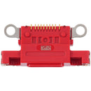 Puerto de carga para iPhone 14 / 14 Plus (Rojo) (Paquete de 10)