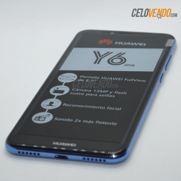 Telefono Huawei Y6 2018 Azul | Nuevo sellado en Caja |  Claro |  Incluye: Cable, Cubo y audifonos.