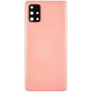 Tapa trasera de cristal con lente de camara para Samsung Galaxy A71 4G (A715 / 2020) (Prism Crush Pink)