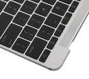 Carcasa superior con teclado y microfono para MacBook Retina 12" (A1534 / Principios de 2016 / Mediados de 2017) (Ingles de EE.UU.) (Usada original: Calidad nueva) (Plata)