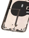Tapa trasera para iPhone 11 Pro Max con componentes pequeños pre-instalados (Usada, Original, Grado B) (Plata)