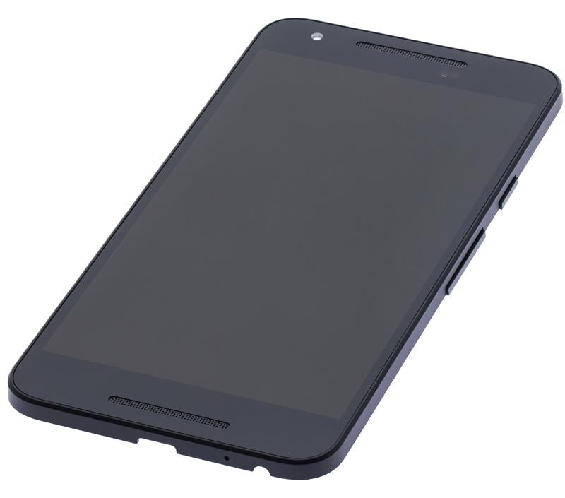 Pantalla LCD con marco para Nexus 5X (Reacondicionado) (Negro)
