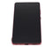 Pantalla OLED para Samsung Galaxy S20 FE 4G / 5G con marco (Rojo Nube)