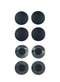 Pies de plastico para carcasa inferior de MacBook Pro Unibody 13" / 15" / 17" (A1278 / A1286 / A1297 / Finales de 2008 a mediados de 2012) (Conjunto de 4 piezas)