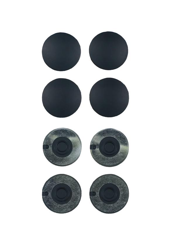 Pies de plastico para carcasa inferior de MacBook Pro Unibody 13" / 15" / 17" (A1278 / A1286 / A1297 / Finales de 2008 a mediados de 2012) (Conjunto de 4 piezas)