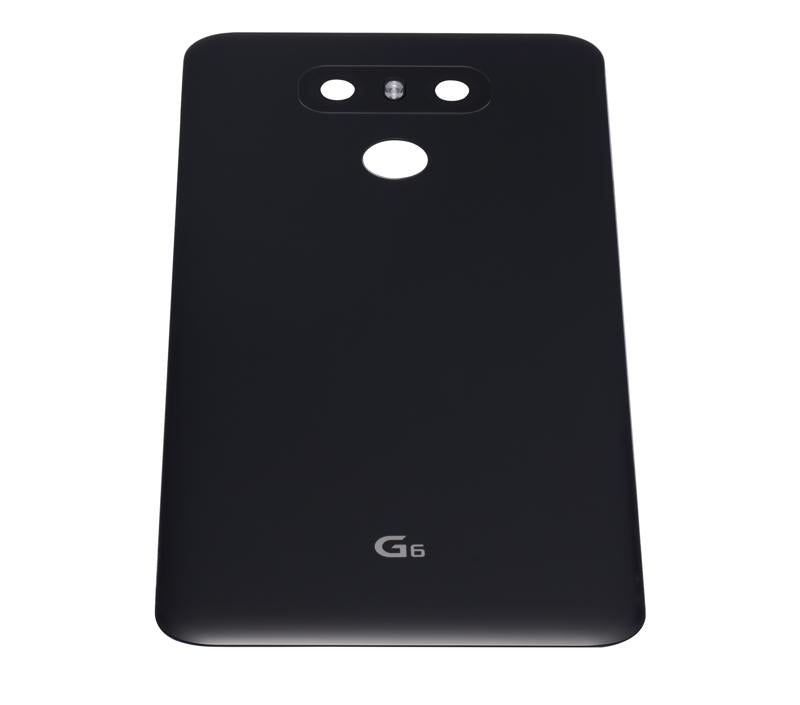 Tapa trasera de vidrio con adhesivo para LG G6 (Astro Black)