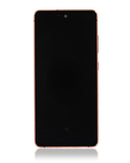 Pantalla OLED con marco para Samsung Galaxy S20 FE 4G / 5G (Reacondicionado) (Naranja Nube)