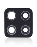 Lente de Camara Trasera (solo vidrio) con adhesivo para Samsung Galaxy A42 5G (A426 / 2020) (Prism Dot Black) (Paquete de 10)