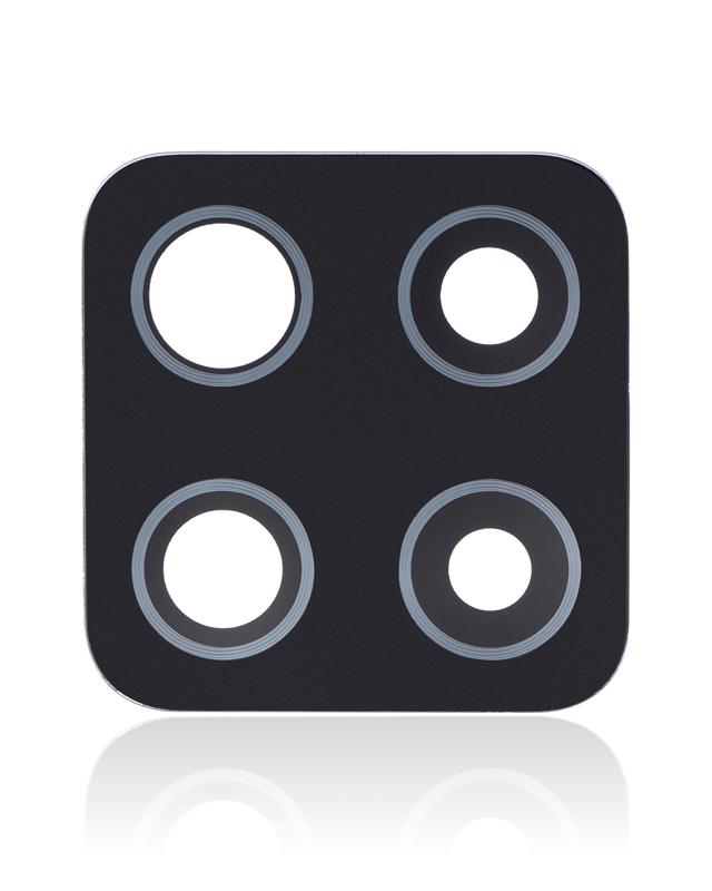 Lente de Camara Trasera (solo vidrio) con adhesivo para Samsung Galaxy A42 5G (A426 / 2020) (Prism Dot Black) (Paquete de 10)