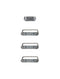 Botones de encendido/volumen/cambio para iPhone 6 / 6 Plus (Gris Espacial)