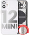 Tapa trasera con componentes pequeños pre-instalados para iPhone 12 Mini (Versión Internacional) (Original Usada: Grado A) (Blanco)