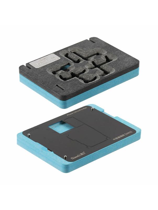 Plataforma de Reballing 3 en 1 con Estacion de Plantillas para iPhone 11 / 11 Pro / 11 Pro Max