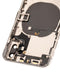 Tapa trasera para iPhone X con componentes pequenos pre-instalados (Plata)