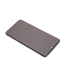 Pantalla LCD con marco para LG K50s (Reacondicionado) (Negro)