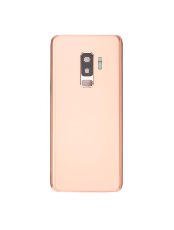 Tapa trasera con lente de camara para Samsung Galaxy S9 Plus (Sin logo) (Sunrise Gold)