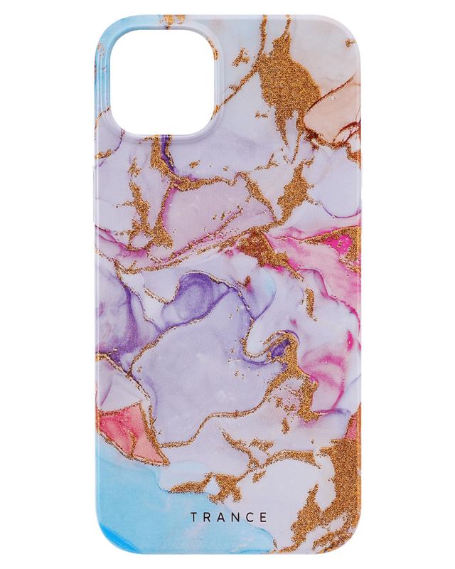 Funda Slim Trance Vibrato para iPhone 14 Plus MagSafe Rosa/Morado
