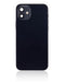 Tapa trasera para iPhone 12 con componentes pequeños pre-instalados (Versión EE.UU.) (Negro)