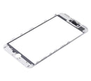 Vidrio frontal con marco y OCA pre-instalado para iPhone 7 Plus (Blanco) (2 Pack)